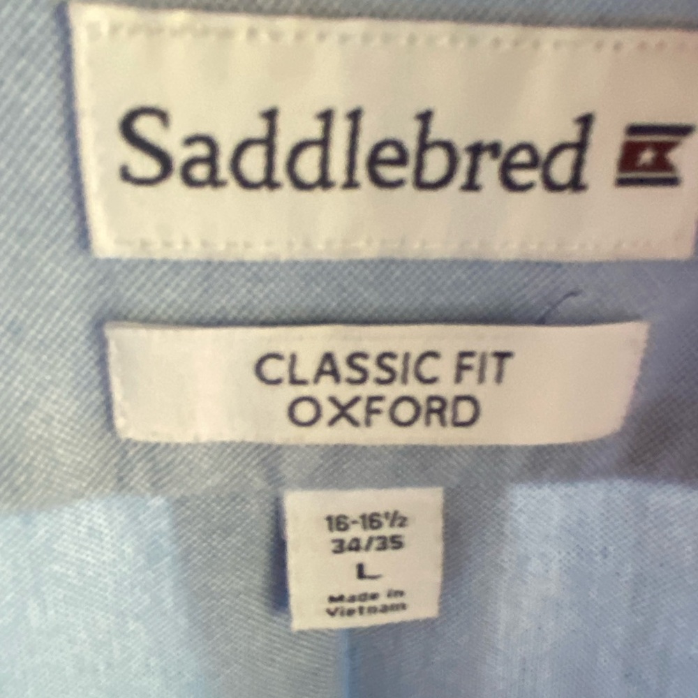 Saddlebred Light Blue Classic Oxford Shirt